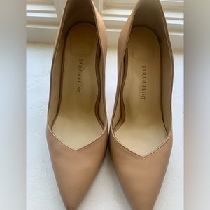 Sarah Flint "Perfect Pump 85," nude color, sz 36.5